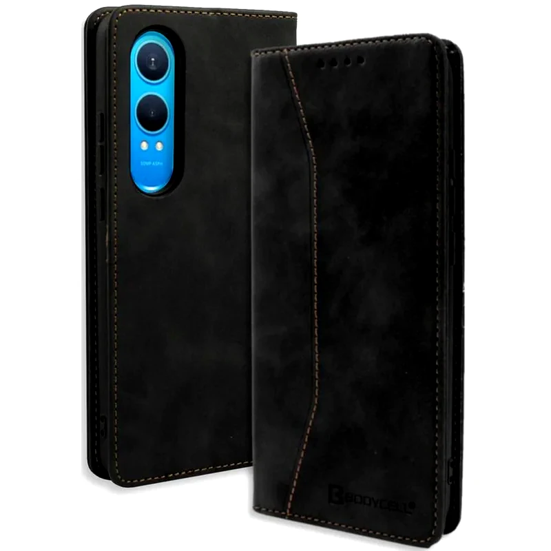 Θήκη Oneplus Nord Ce4 Lite - Bodycell Book Case Πορτοφόλι - Black (5206015079153) φωτογραφία