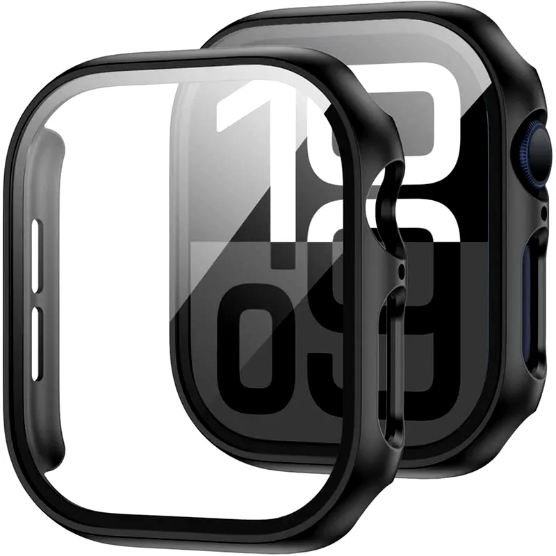 TECH-PROTECT Θήκη Apple Watch 10 42mm - Tech-protect Defence360 Με Tempered Glass - Black (5906302376544)