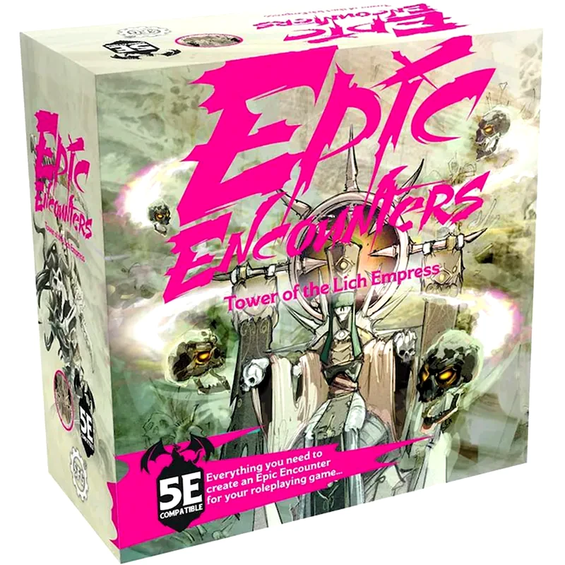 STEAMFORGED GAMES Μινιατούρες Epic Encounters - Πύργος της Αυτοκράτειρας Lich για Επιτραπέζια Παιχνίδια