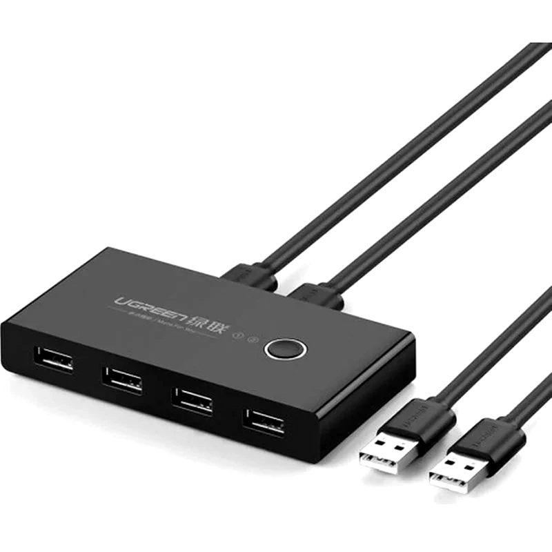 UGREEN Ugreen Sharing Box Usb 2.0 Hub 4 Θυρών Με Σύνδεση Usb-a (30767)