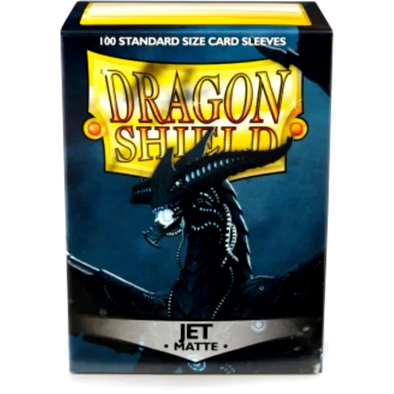 DRAGON SHIELD Dragon Shield Jet - Ματ Θήκες - Standard Μέγεθος 6 x 8cm (100 Θήκες)