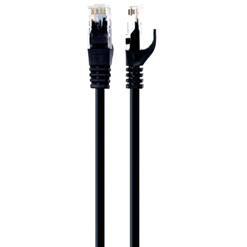 CABLEXPERT Καλώδιο δικτύου Cablexpert PP6U-1.5M/BK U/UTP 1.5m - Μαύρο