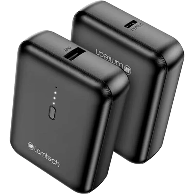 LAMTECH Powerbank Lamtech LAM021172 5.000mΑh - Black