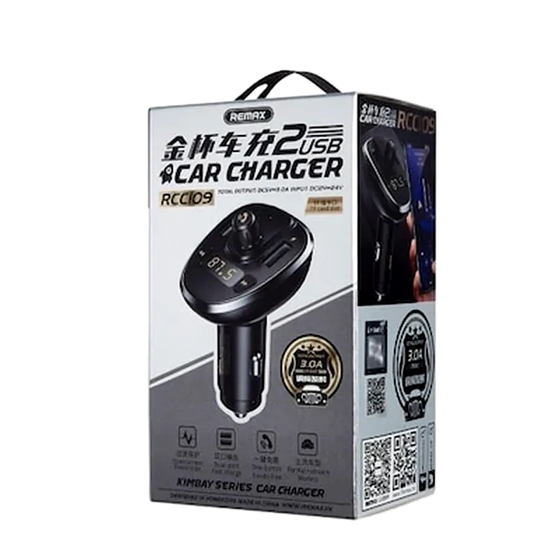 REMAX Remax Fm Transmitter Rcc109 Με Aux / Bluetooth / Microsd / Usb