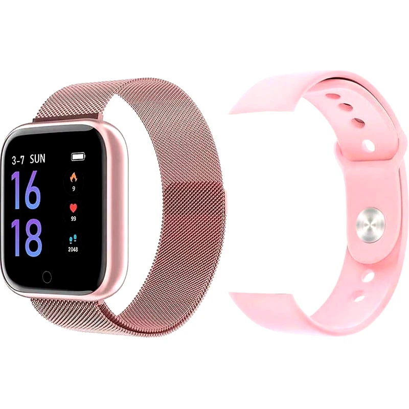 OEM Smartwatch T80s 40mm - Ροζ