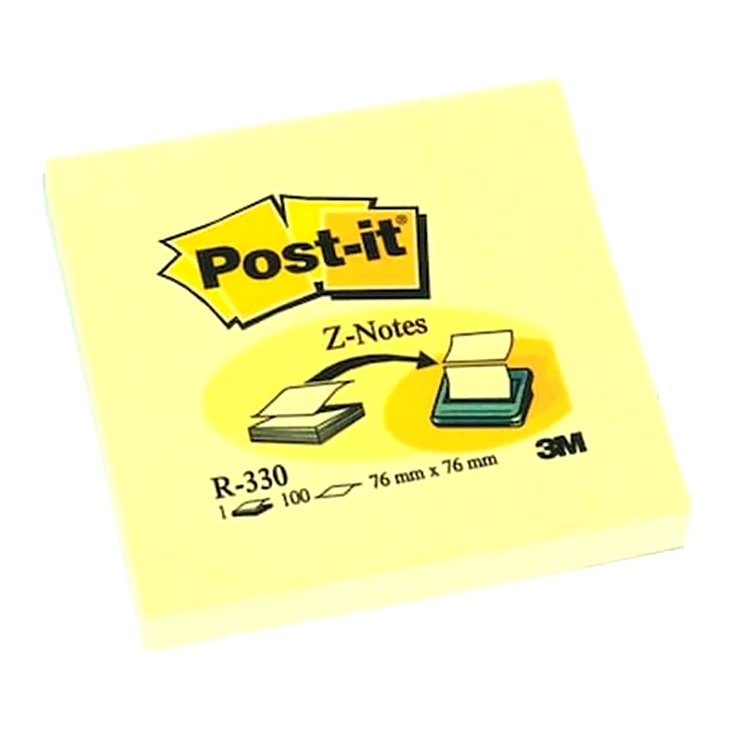 3M 3m Post-it Z-note Refill Yellow R330 76x76mm (mmmr330)