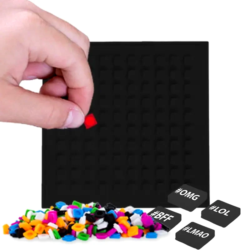 PIXIE CREW GROUP Πάνελ Τετράγωνο Pixie Για Δημιουργία Ψηφιδωτού Μαύρο