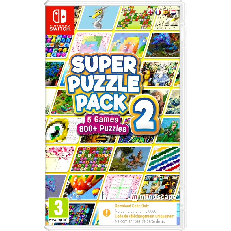 MINDSCAPE Super Puzzle Pack 2 (Code in a Box) - Nintendo Switch