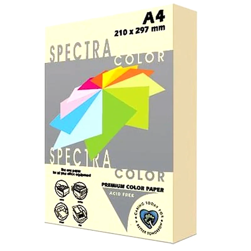 SPECTRA Spectra Χαρτόνι Μπεζ Ivory Α4 160gr 250 φύλλα