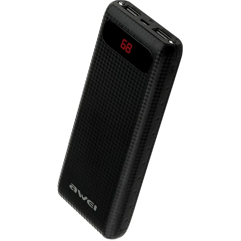 AWEI Powerbank Awei P70K 20.000mAh - Μαύρο