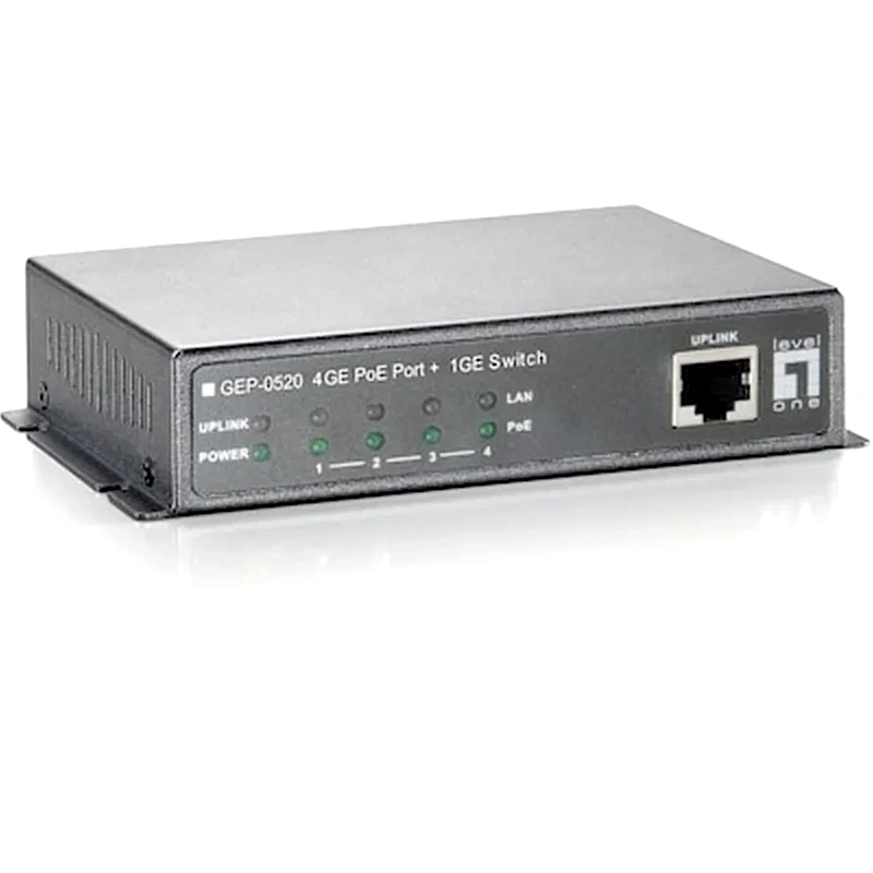 LEVEL ONE LevelOne GEP-0520 Network Switch Gigabit Ethernet (1000 Mbps) PoE Support
