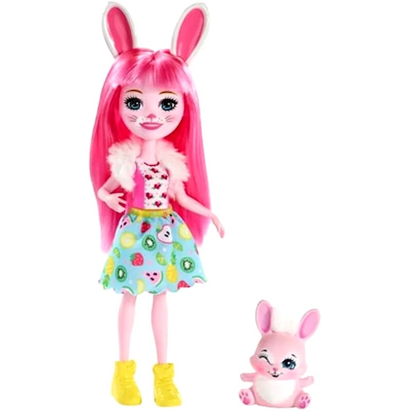 MATTEL Enchantimals Fxm73 Bree Bunny Doll And Twist Figure, Multi-colour