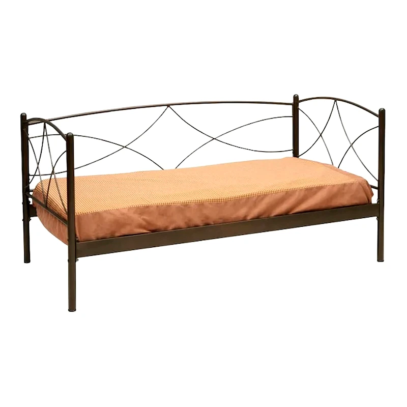 WELHOME Τριθέσιος Καναπές Welhome 90x190cm - Καφε
