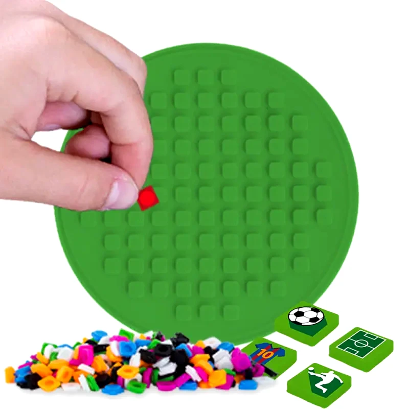 PIXIE CREW GROUP Πάνελ Στρογγυλό Pixie Για Δημιουργία Ψηφιδωτού Πράσινο