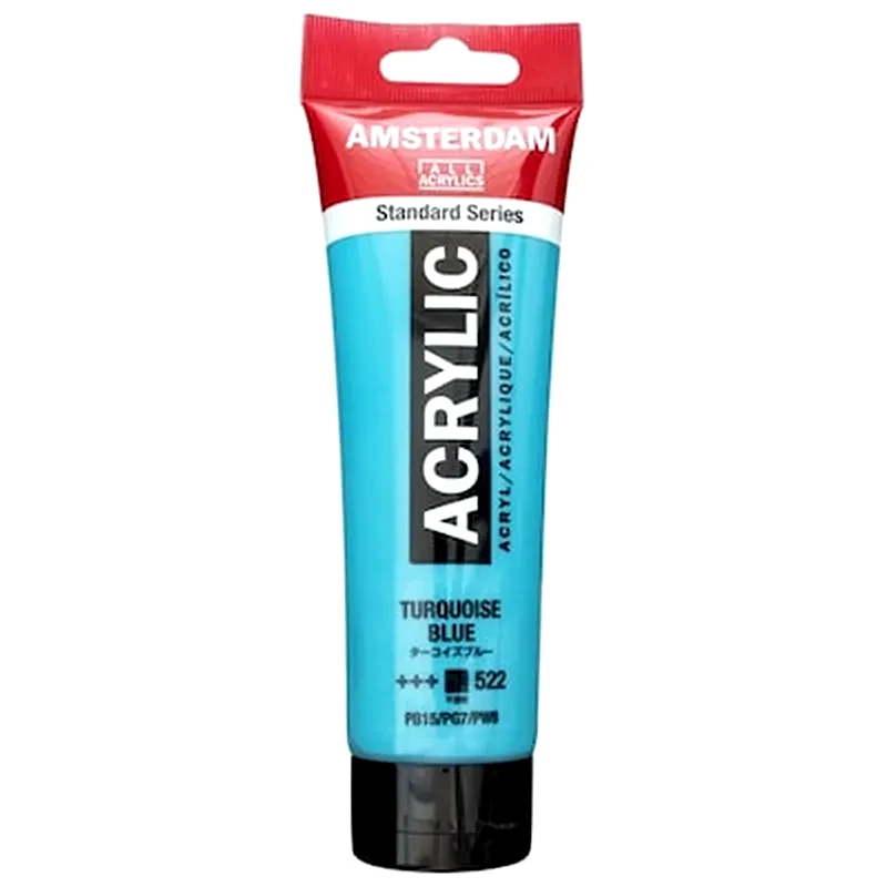 AMSTERDAM Amsterdam Acrylic 120ml N.522 Turquoise Blue