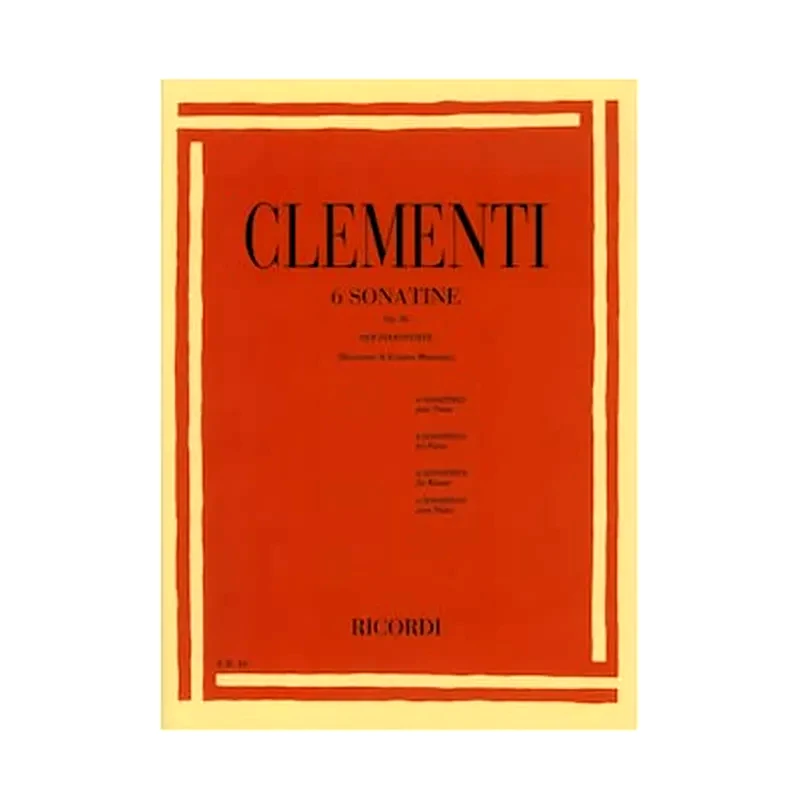 Ricordi Clementi - 6 Sonatine, Op. 36 Βιβλίο Για Πιάνο φωτογραφία