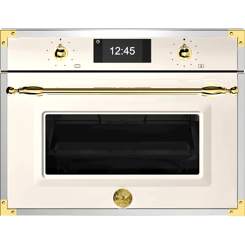 BERTAZZONI BERTAZZONI F457HERMWAG με Grill 38 Lt Μπεζ Εντοιχιζόμενος Φούρνος Μικροκυμάτων