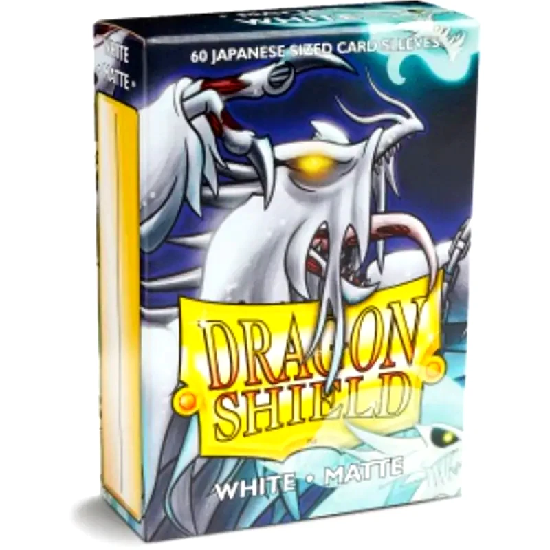 DRAGON SHIELD Dragon Shield White - Matte Sleeves - Japanese Size 59x86mm (60 Θήκες)