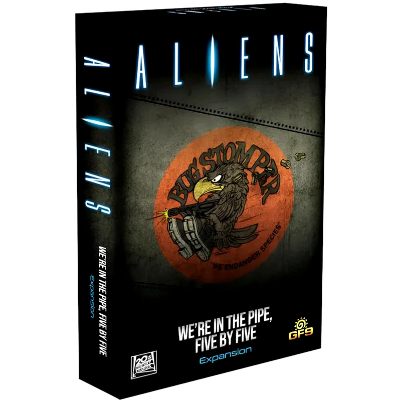 GALE FORCE 9 Aliens: Another Glorious Day In The Corps – Were In The Pipe, Five By Five English Edition, 1-6 Players, 14+ Y.o