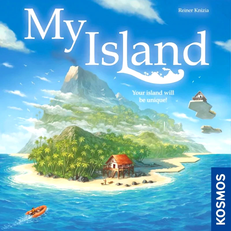 KOSMOS My Island Bord Game English Edition, 2-4 Players, 10+ Y.o