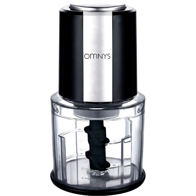 OMNYS OMNYS CHP-06 0.6 L 400 W Μαύρο/Inox Πολυκόπτης