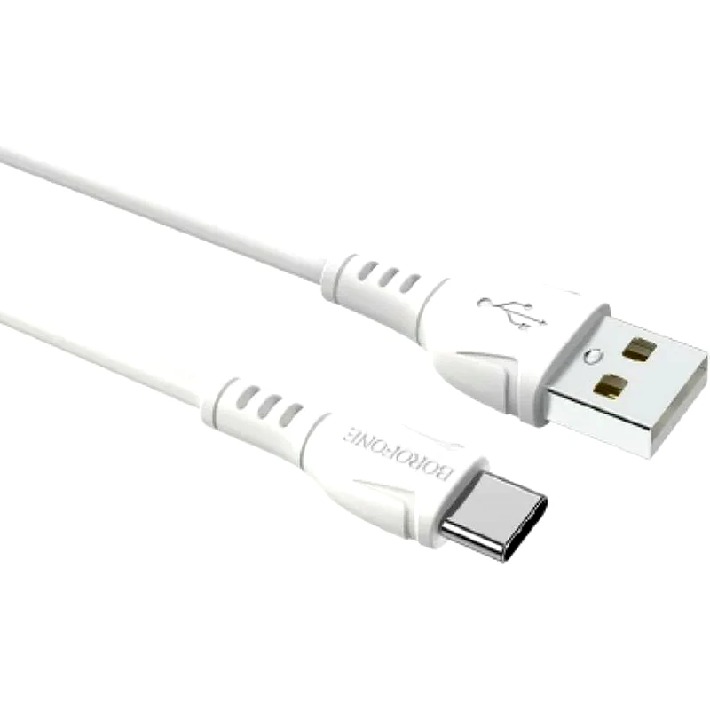 BOROFONE Καλώδιο δεδομένωνBorofone BX51 Triumph USB σε USB-C 1m - Λευκό + Δωρο Touchpen
