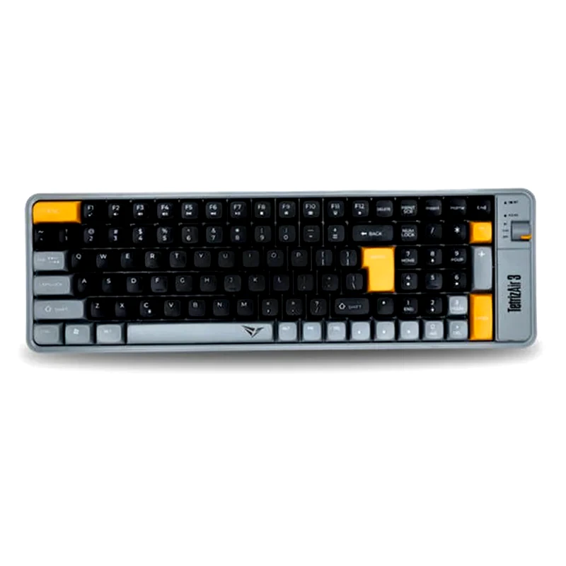 ALCATROZ Alcatroz Bt5.3/2.4g Multi-device Rechargeable Keyboard Tetriz Air 3 Autumn Black