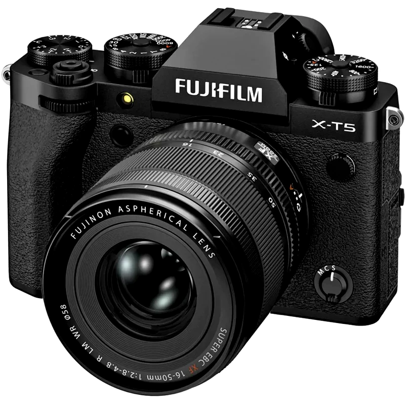 FUJIFILM Φωτογραφική Μηχανή Mirrorless Fujifilm X-T5 Φακός XF 16-50mm - Μαύρο