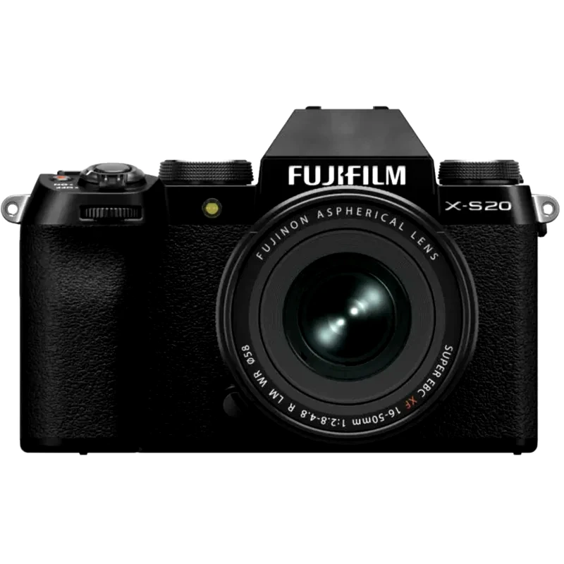 FUJIFILM Φωτογραφική Μηχανή Mirrorless Fujifilm X-S20 Φακός XF 16-50mm - Μαύρο