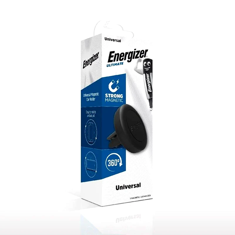 ENERGIZER Βάση Στήριξης Αεραγωγού Αυτοκινήτου Energizer CKM Μαγνητική - Μαύρο