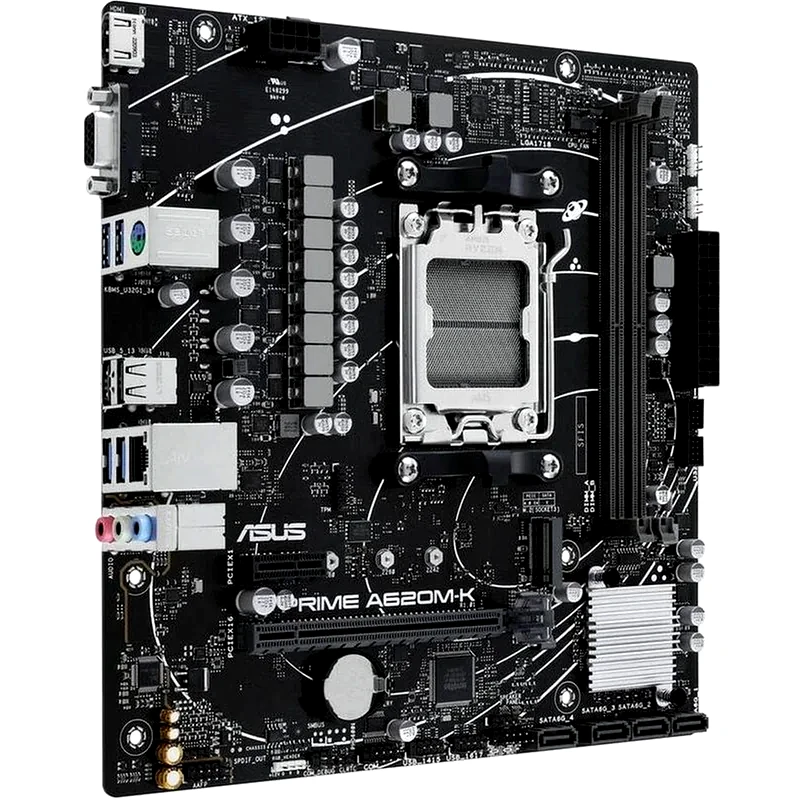 ASUS Asus Prime A620M-K AMD A620 Micro ATX με Socket AMD AM5