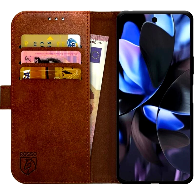ROSSO Θήκη Google Pixel 9/9 Pro - Rosso Element PU Πορτοφόλι - Brown