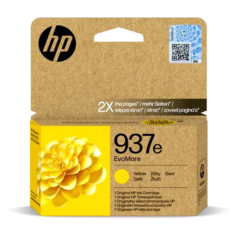 HP HP 937Ε Κίτρινο Μελάνι Εκτυπωτή 4S6W8NE