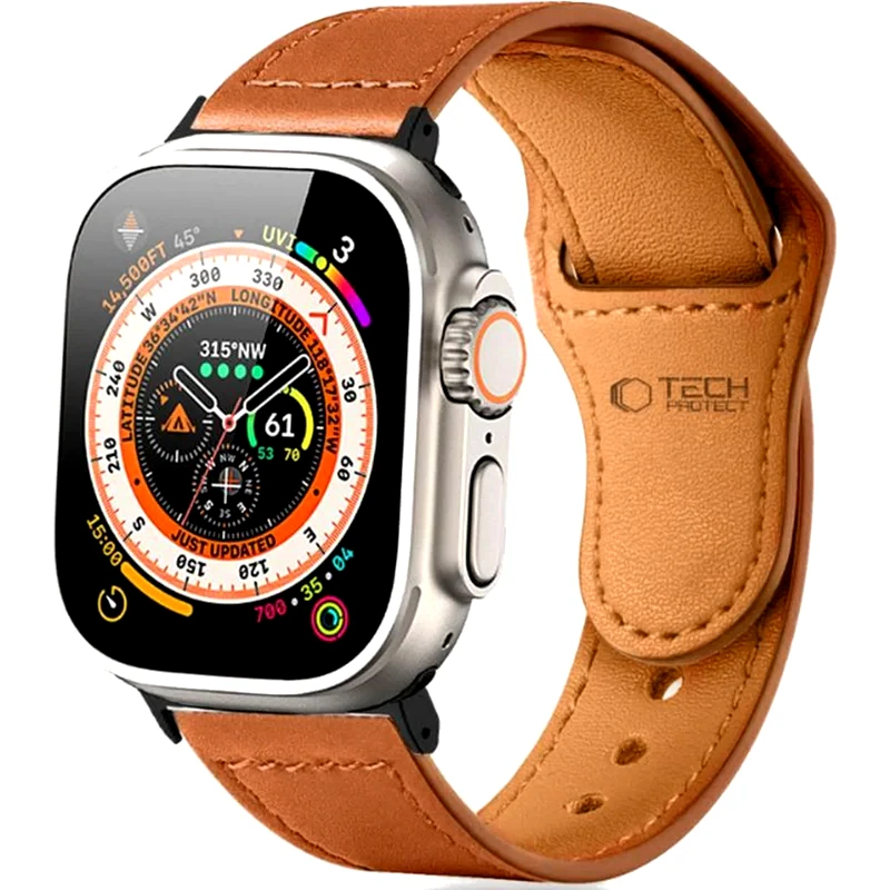 TECH-PROTECT Λουράκι Tech-Protect Naturalfit για Apple Watch 42/41/40mm - Brown