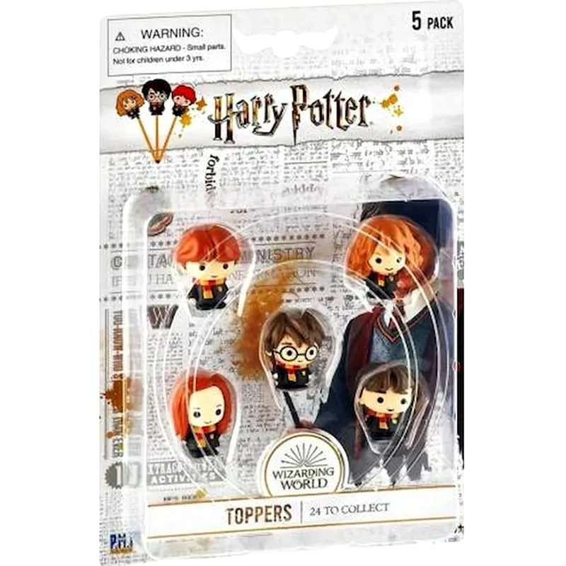 P.M.I. P.m.i. Harry Potter Pencil Toppers – 5 Pack (s1) (random) (hp2040)