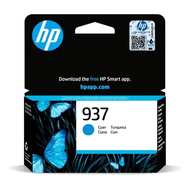 HP HP 937 Κυανό Μελάνι Εκτυπωτή 4S6W2NE