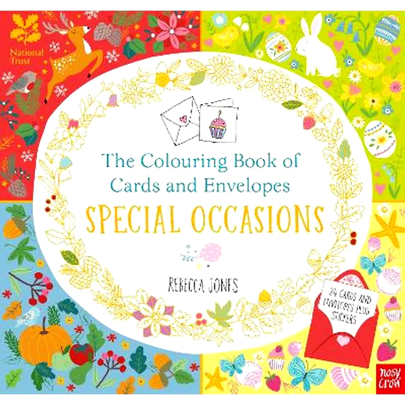 National Trust: The Colouring Book of Cards and Envelopes: Special Occasions φωτογραφία
