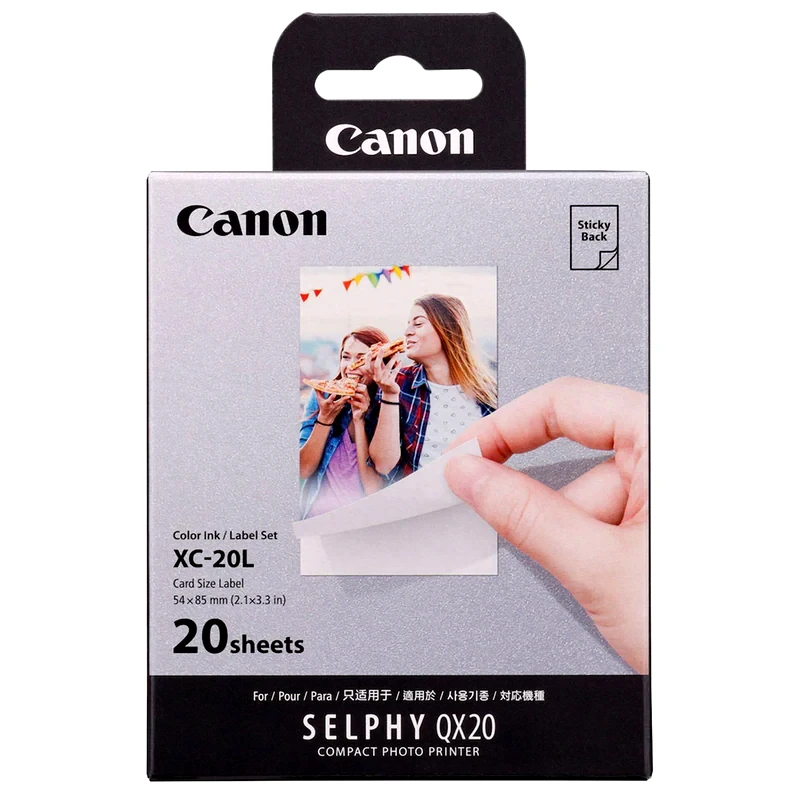 CANON Canon Φωτογραφικό Χαρτί SELPHY XC-20L 20 φύλλα