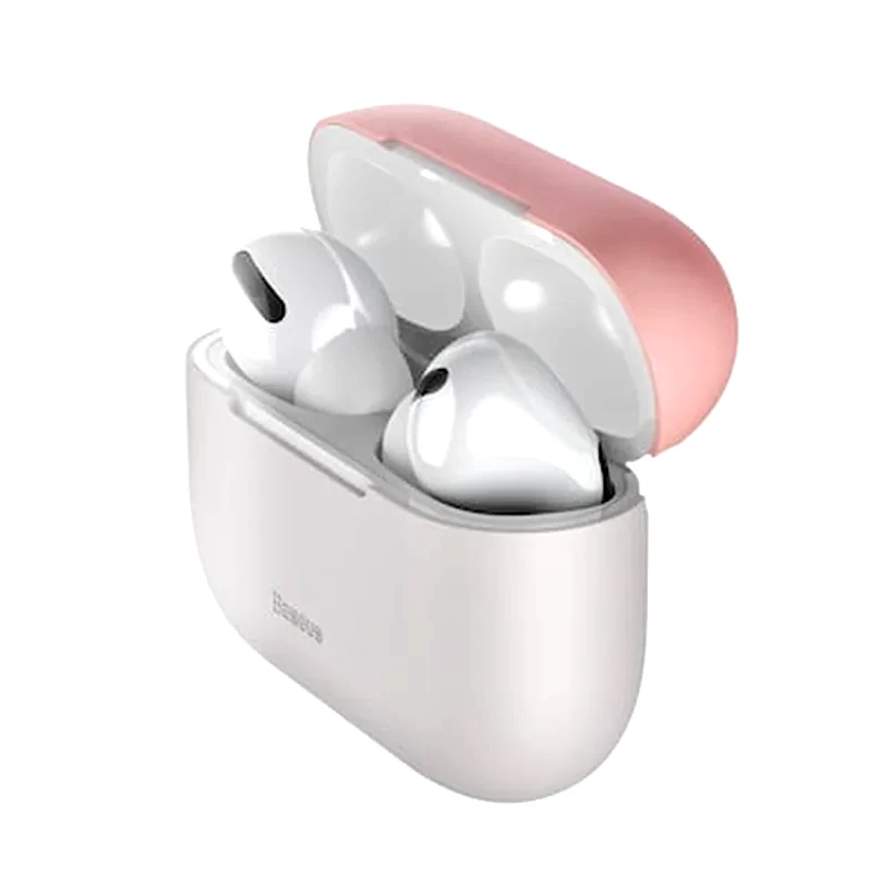 BASEUS Θήκη Ακουστικών Baseus Silica Gel WIAPPOD-BBZ4G για Apple AirPods Pro - Rose/Grey