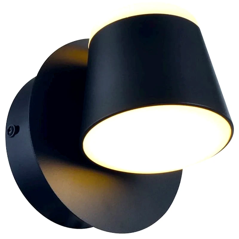 ACA DECOR Σποτ Μονόφωτο Led Aca Lucido V83ledw13bk Μεταλλικό - Μαύρο