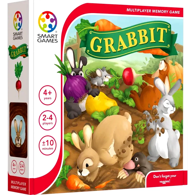 SMART GAMES Grabbit Τα Πεινασμένα Λαγουδάκια Επιτραπέζιο (Smart Games)