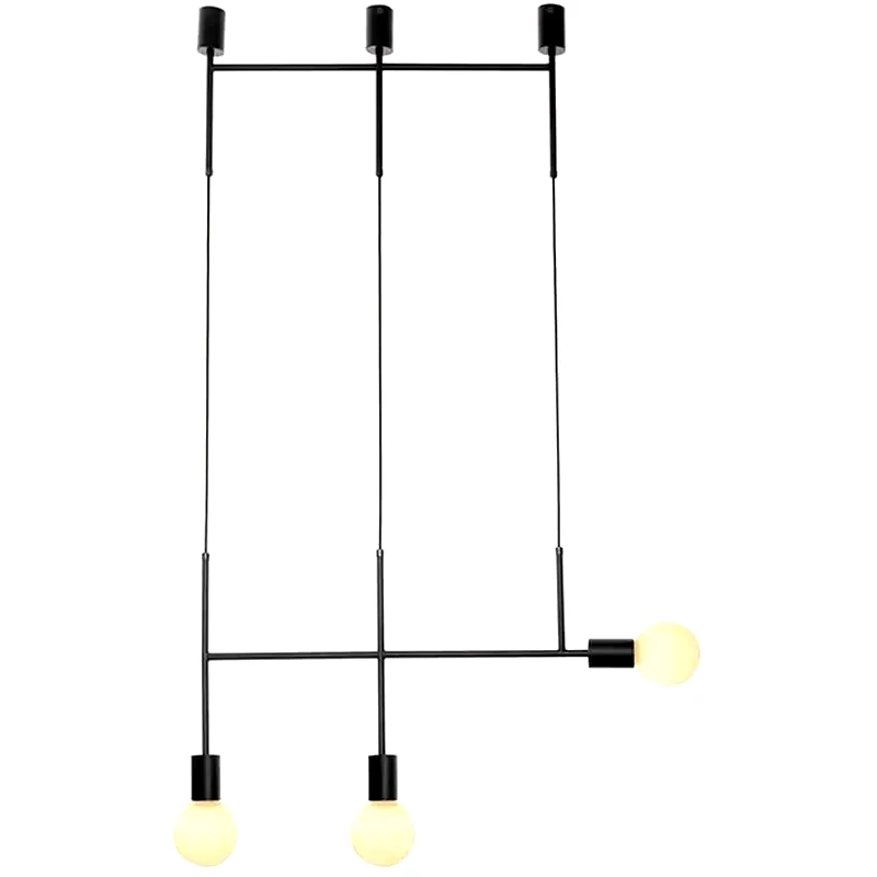 ACA DECOR Φωτιστικό Οροφής Τρίφωτο Aca Decor Kyoto Tnk853p64bk Μεταλλικό - Μαύρο