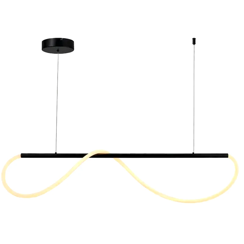 ACA DECOR Φωτιστικό Οροφής Led Aca Kyma Zm36ledp120bk Μεταλλικό - Μαύρο