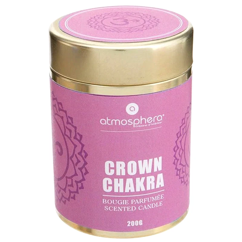 SPITISHOP Αρωματικό Κερί Spitishop A-s Purple 192727f Chakra 7.5x10.5cm - Μωβ