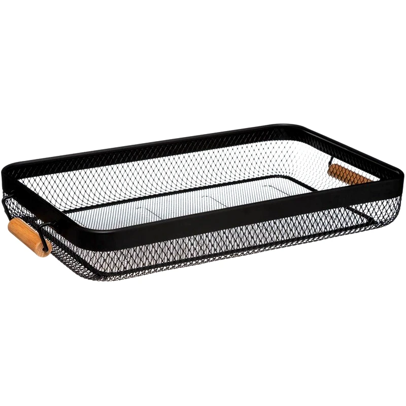 SPITISHOP Δίσκος Σερβιρίσματος Spitishop Μεταλλικός 51x26.5x7.5cm - Μαύρο