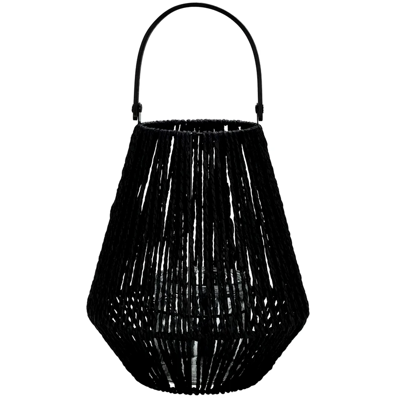 SPITISHOP Φανάρι Spitishop Κ-μ Nb1910100 Μεταλλικό Φ22x26cm - Μαύρο