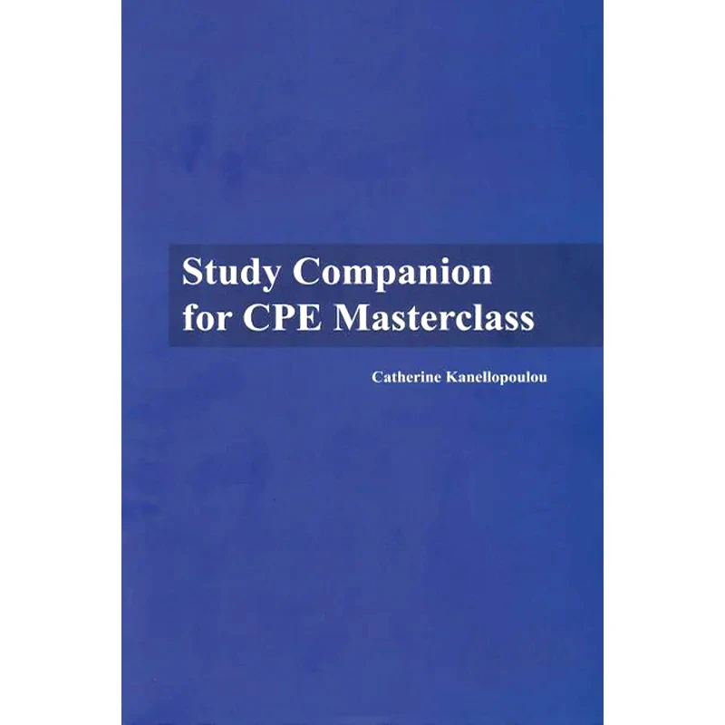 Proficiency Masterclass (CPE): Companion Vocabulary Check