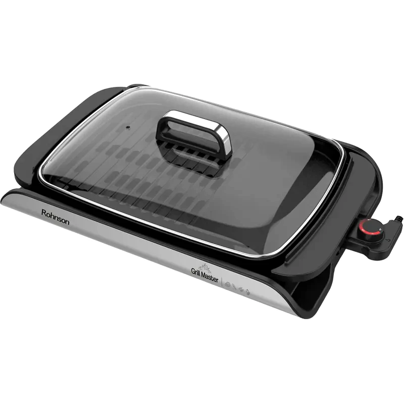 ROHNSON Ηλεκτρική Ψησταριά ROHNSON R2528 GRILL MASTER 2000 W Μαύρο