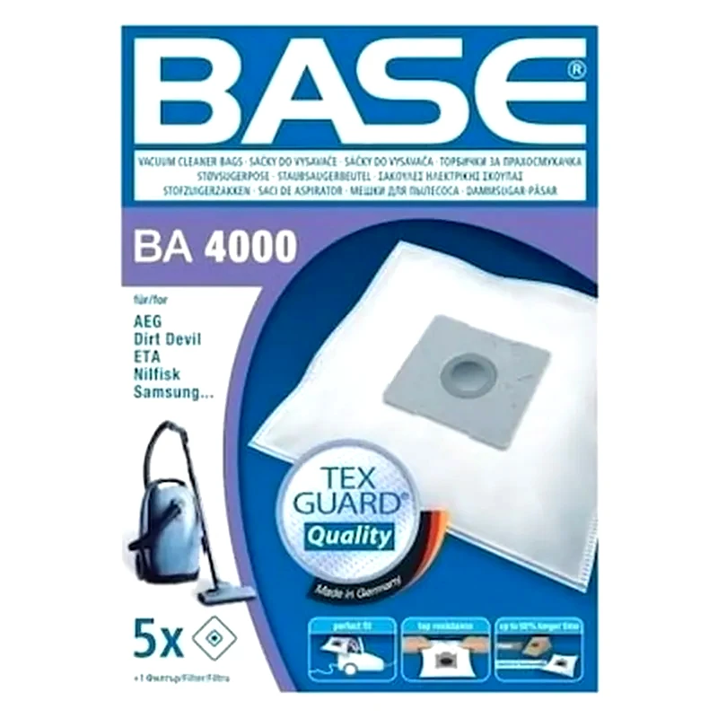 BASE BASE BA4000 Σακούλες για Ηλεκτρική Σκούπα
