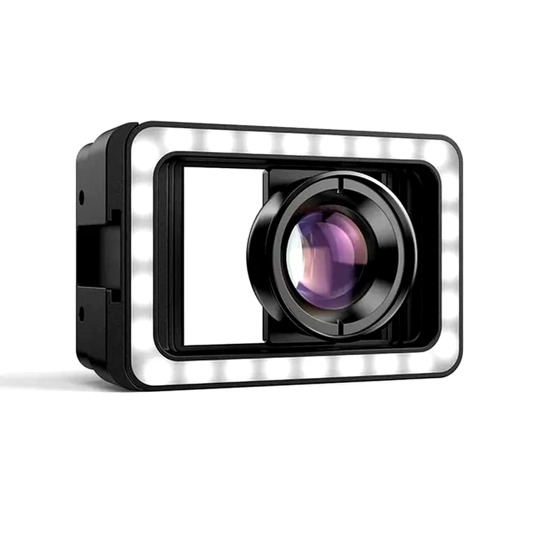 APEXEL Φακός Macro 100mm Fill Light Apexel APL-FL23HB100 3 σε 1 κλιπ για Smartphone